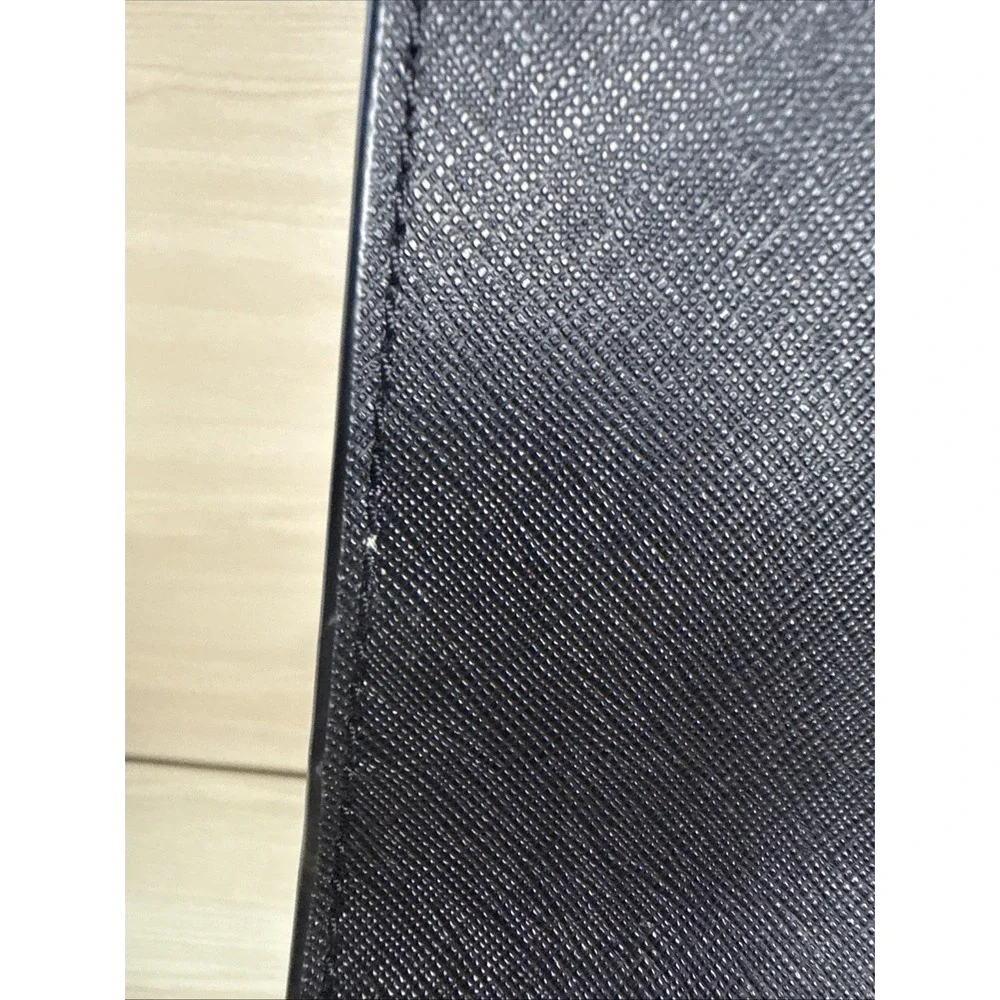 Authentic Tory Burch Emerson Structured Work Satchel Tote‎ Bag Black NO STRAP